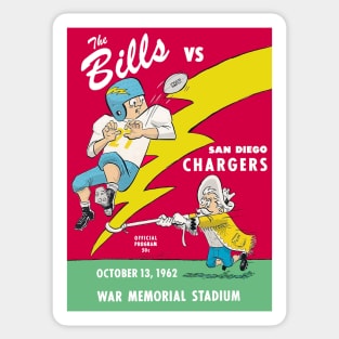 Vintage Buffalo Bills Program Sticker